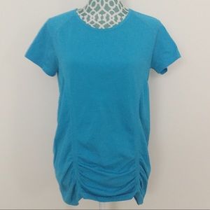 Athleta Blue Fastest Track Tee Size XL